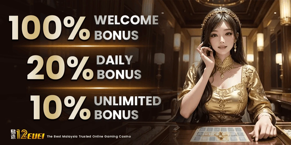 12Cuci welcome bonus and daily bonus offer